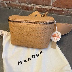 Mandrn - 100% genuine leather - Soleil Woven Remy Fanny Pack